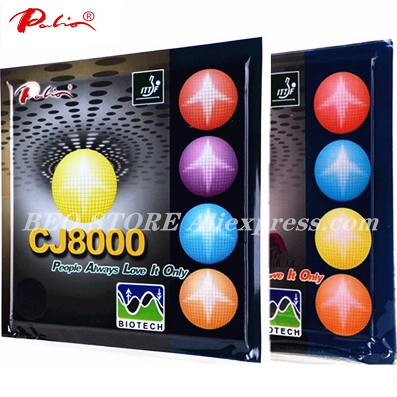 Table Tennis Grip Types - Palio CJ8000 BIOTECH tenis stołowy gumowa