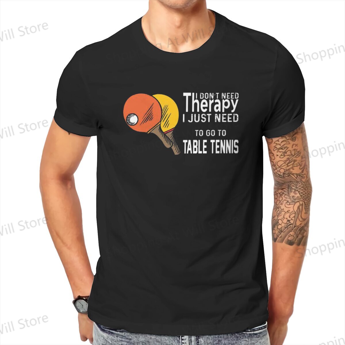 Xu Xin Table Tennis - Topy 100% bawełna sporty rekreacyjne terapia