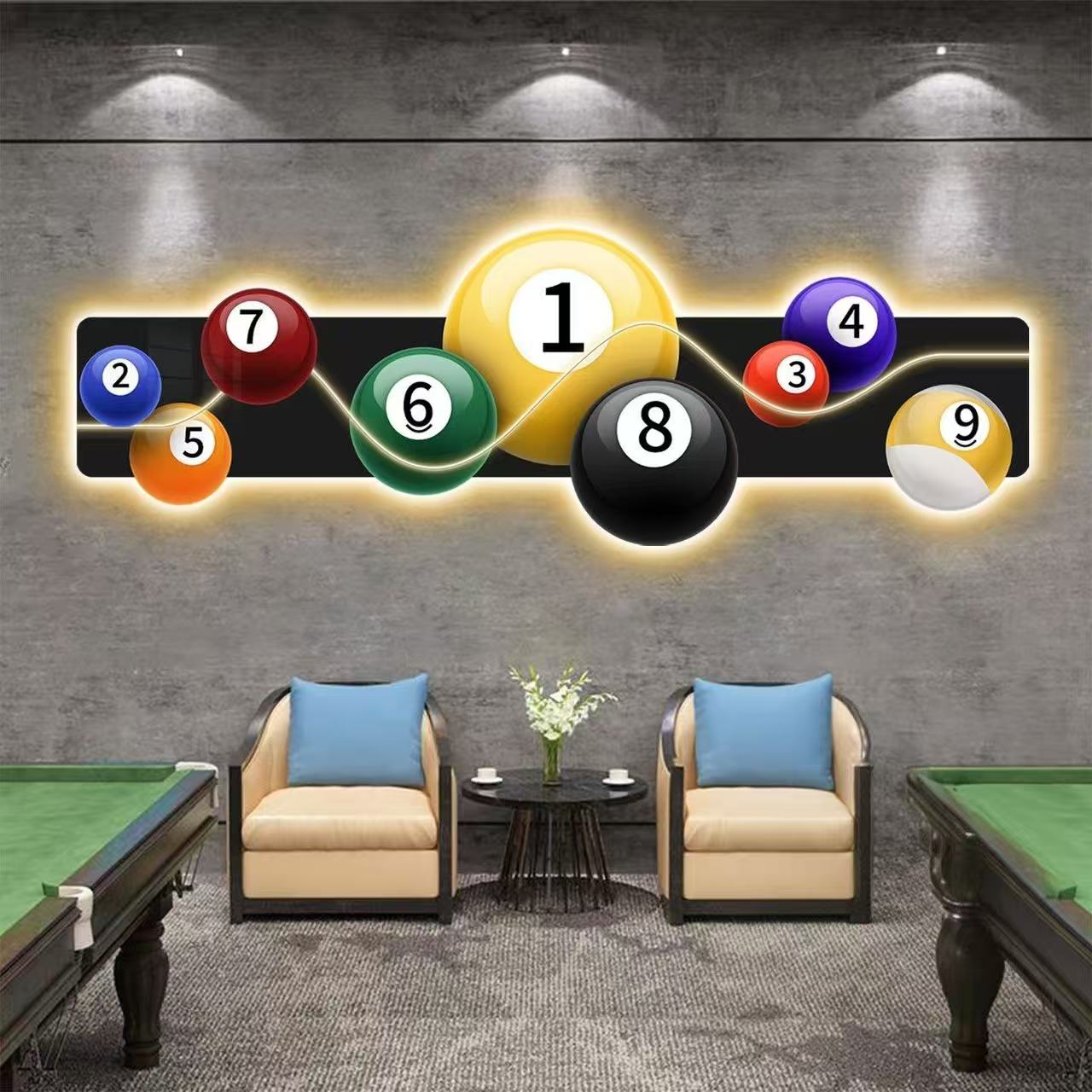 Obraz dekoracyjny do sali bila – Hall Table Tennis recenzja i cena