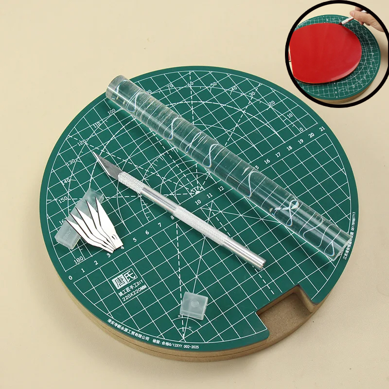 Zestaw do cięcia gum do tenisa – Table Tennis Form recenzja i cena